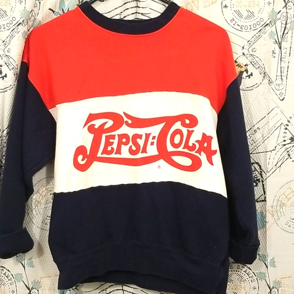 Vintage Sweaters - Vintage The Eagle's Eye Pepsi-Cola Sweater sz S